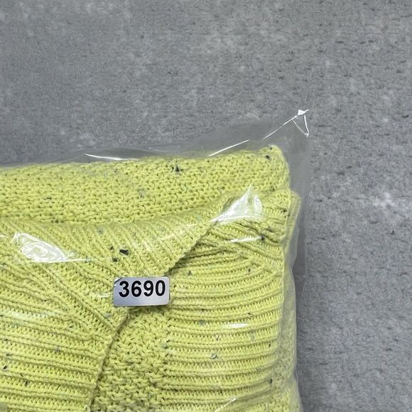 Loft Sweater Womens Size Medium Green Cotton Tight Knit Boat Neck Long Sleeve - Picture 10 of 10